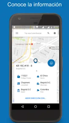 Lupap Mapas de Colombia android App screenshot 1